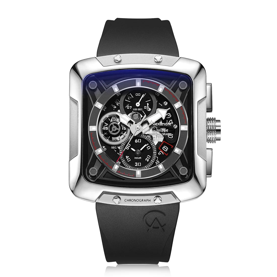 advanced smartwatch with advanced tracking-Alexandre Christie AC 3030 GCR Chronograph Watch For Men 3030GCRSSBA