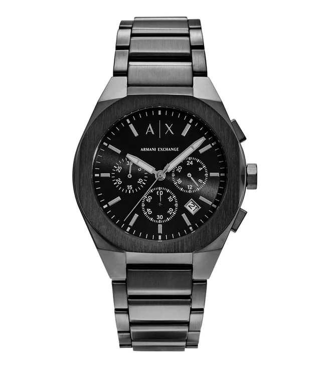 smartwatch with customizable watch faces-Armani Exchange Chronograph Watch for Men AX4183