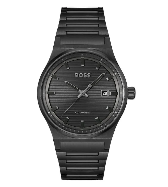 smartwatch with real-time heart rate tracking-BOSS Candor Automatic Watch for Men 1514120