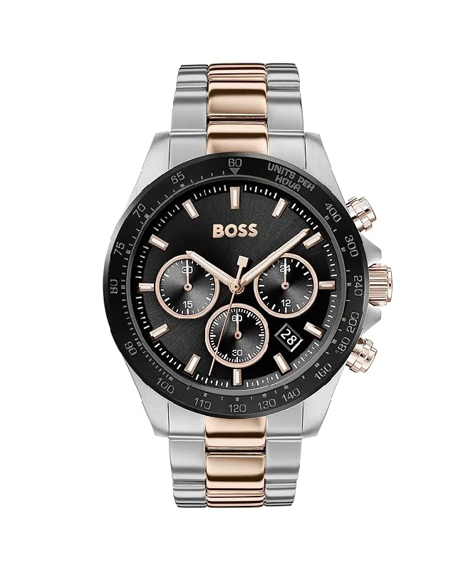 smartwatch with voice call function-BOSS Contemporary Sport Black Dial Watch for Men 1513757