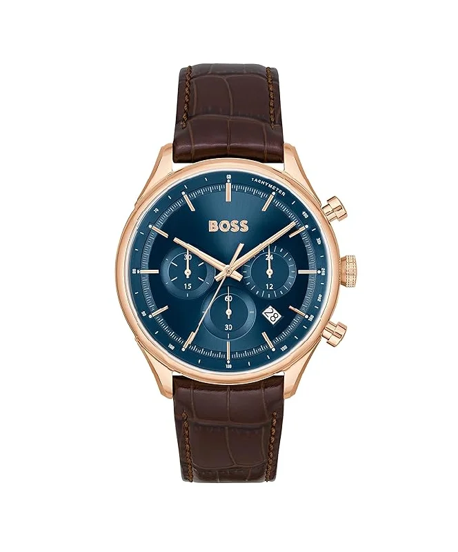 solar-powered watch for outdoor activities-BOSS Gregor Chronograph Watch for Men 1514050