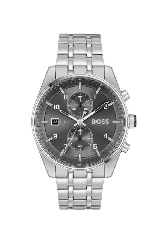 high-tech fitness smartwatch with sleep tracker-BOSS Skytraveller Chronograph Watch for Men 1514151