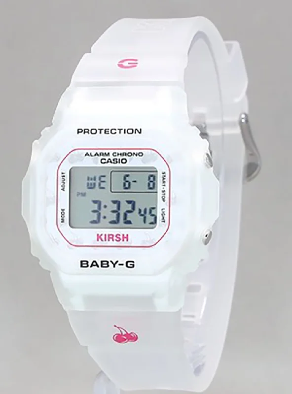 men’s luxury wristwatch with sapphire glass-CASIO BABY-G x KIRSH COLLABORATION MODEL BGD-565KRS-7JR JDM