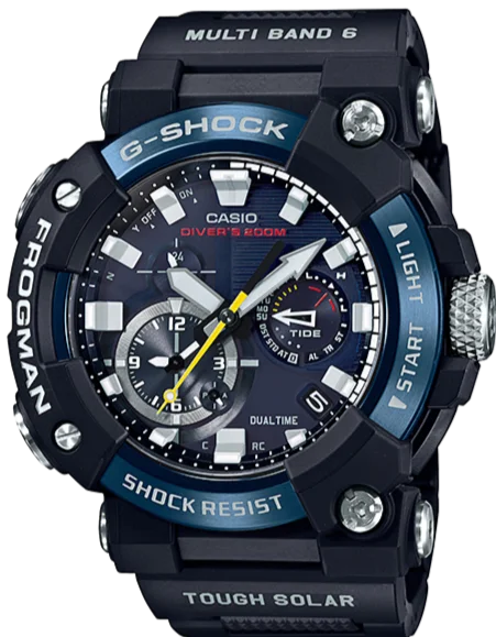 luxury mechanical wristwatch with date function-Casio G-Shock Master of G Analog Frogman ISO 200M Diver GWF-A1000C-1A