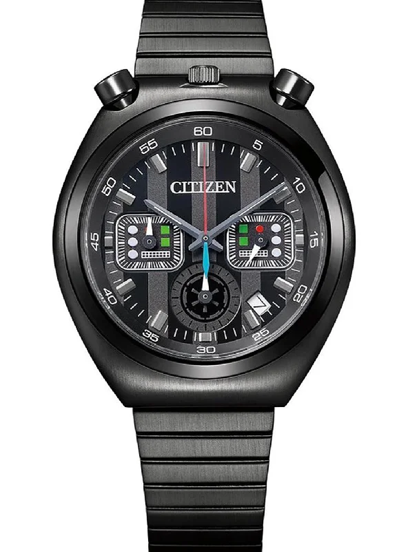 advanced smartwatch with advanced tracking-CITIZEN RECORD LABEL TSUNO(BULLHEAD) CHRONO "DARTH VADER" AN3669-52E LIMITED EDITION JAPAN MOV'T JDM