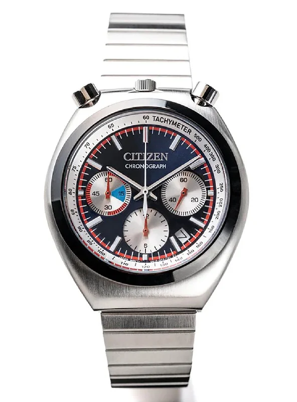 men’s luxury sports chronograph watch-CITIZEN TSUNO(BULLHEAD) CHRONO 70s REMIX AN3676-65L JAPAN MOV'T LIMITED EDITION FOR  BEGIN JDM