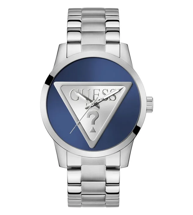 men’s luxury wristwatch with sapphire glass-GUESS Badge Analog Watch for Men GW0782G3