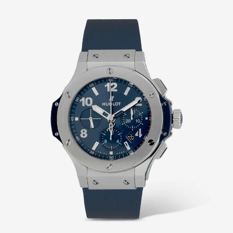 smartwatch with advanced workout tracking-Hublot Big Bang Chronograph Stainless Steel Automatic Men's Watch 301.SX.710.RX