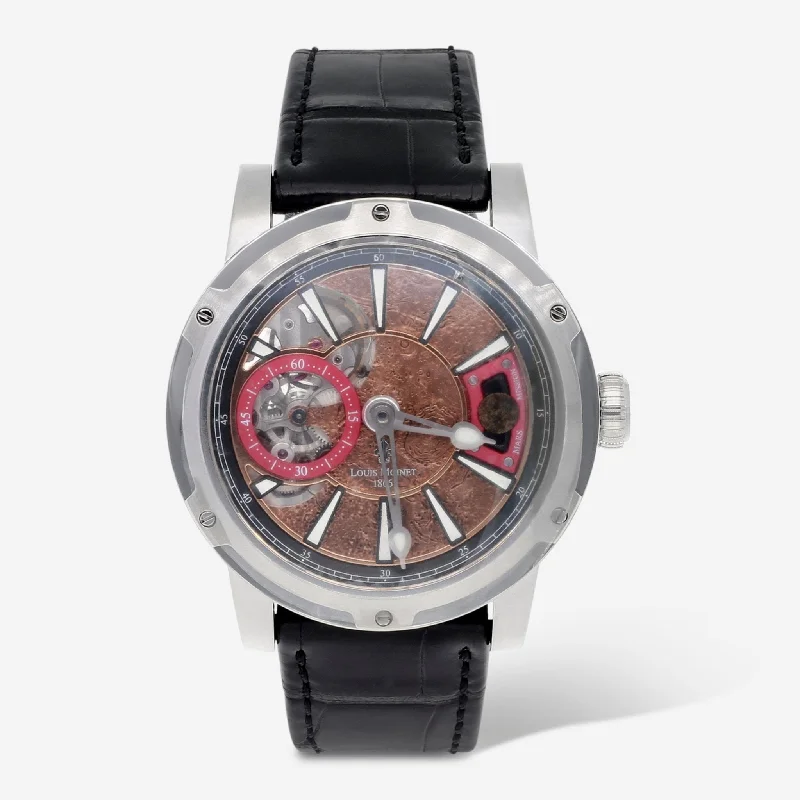 men’s casual analog wristwatch-Louis Moinet Mars Mission Stainless Steel LE Automatic Men's Watch LM-75.10.MA-C