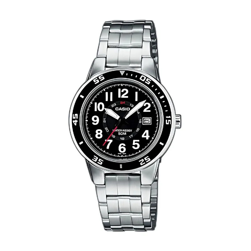 men’s digital wristwatch with date display-LTP-1298D-1B