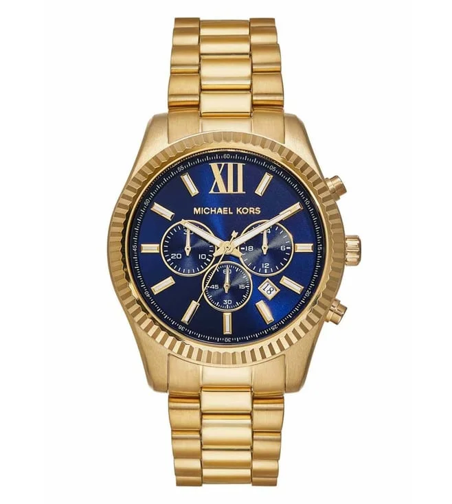 luxury designer digital wristwatch-Michael Kors Lexington Chronograph Watch for Men MK9153