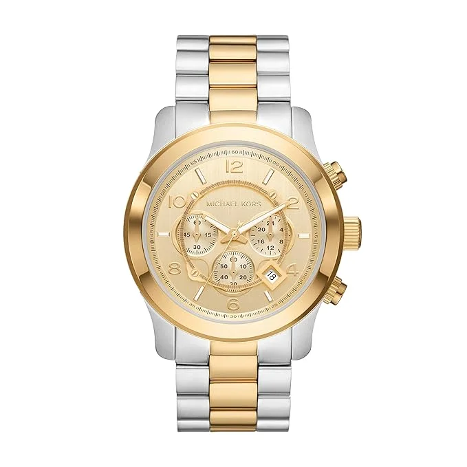 smartwatch with customizable watch faces-Michael Kors Runway Chronograph Watch for Men MK9075