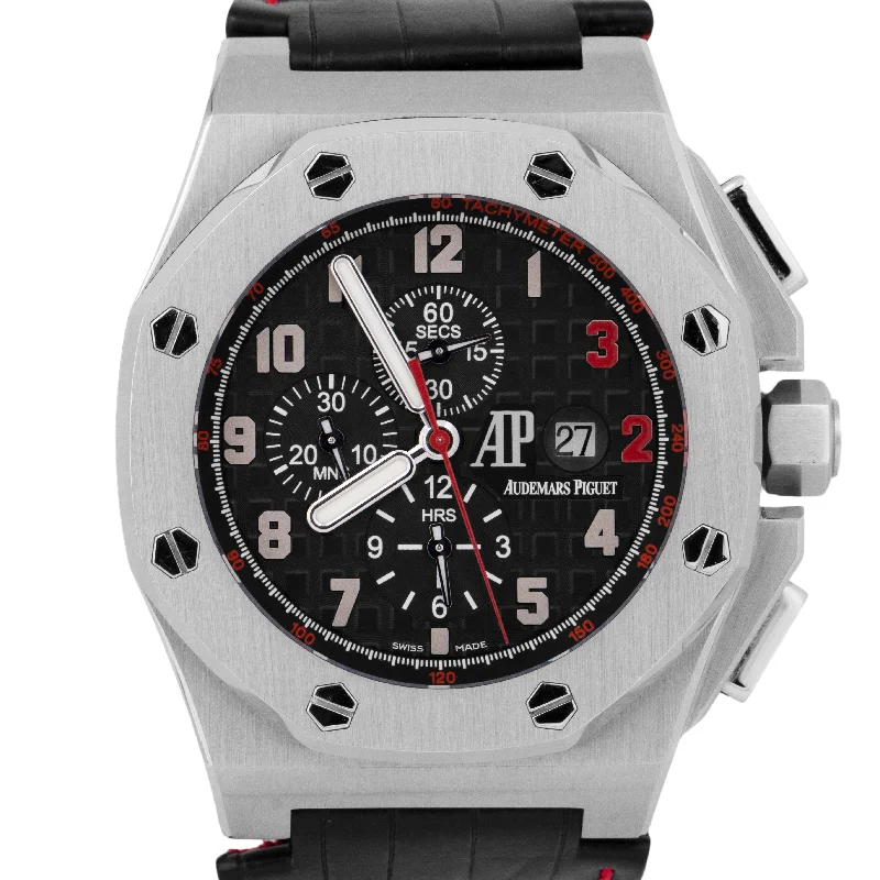 digital wristwatch with fitness stats-MINT PAPERS Audemars Piguet Royal Oak Offshore Shaquille O'Neal 26133ST BOX