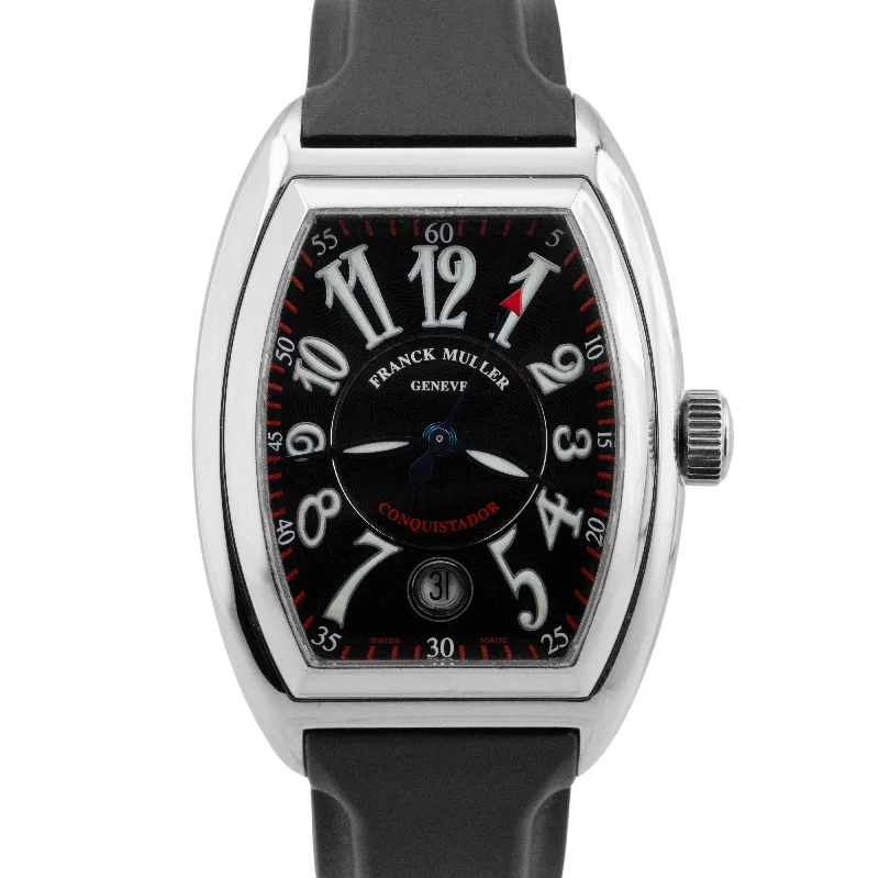 smartwatch with waterproof features-MINT PAPERS Franck Muller 8005 SC Conquistador 35mm Stainless Steel Watch BOX