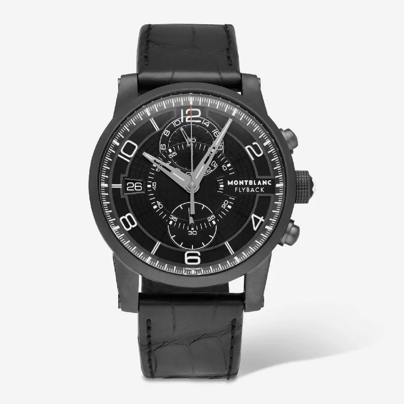 smartwatch with multi-function features-Montblanc Timewalker Limited Edition Chronograph Titanium Automatic Men's Watch 106507