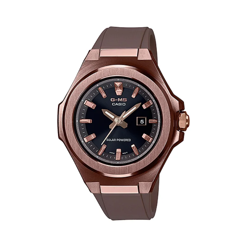 men’s automatic wristwatch with gold accents-MSG-S500G-5A