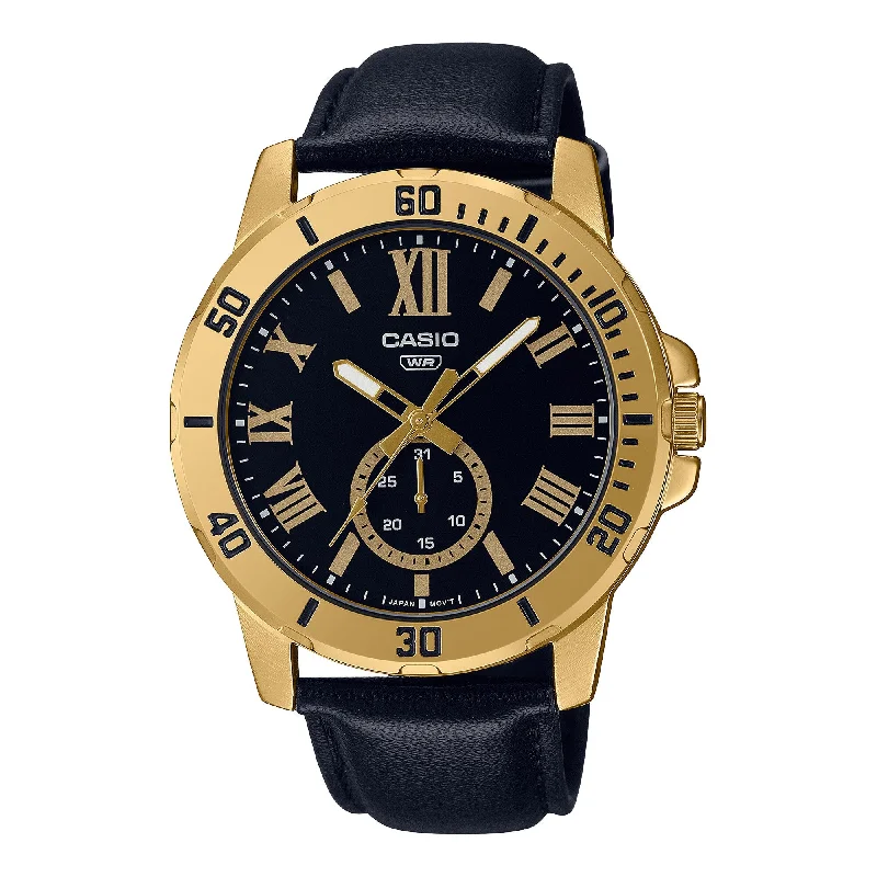 luxury designer digital wristwatch-MTP-VD200GL-1B