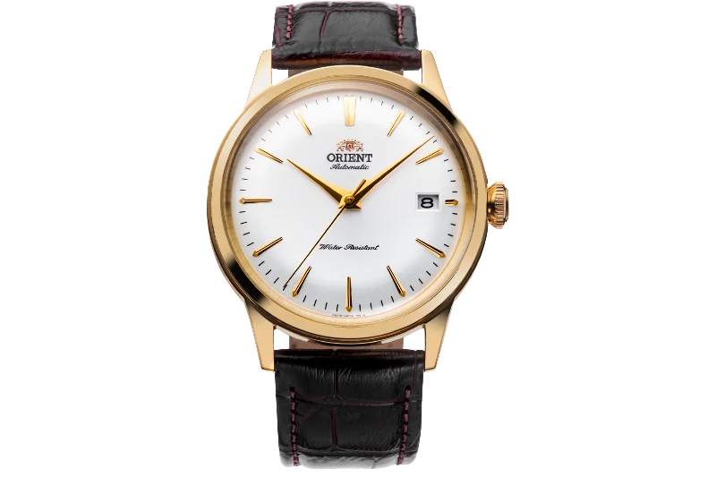 classic analog wristwatch with date function-Orient Bambino Version 7