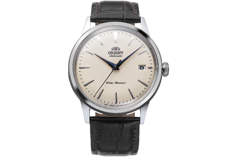 men’s high-end leather strap wristwatch-Orient Bambino Version 7 PREORDER (SHIPS IN 2-3 WEEKS)