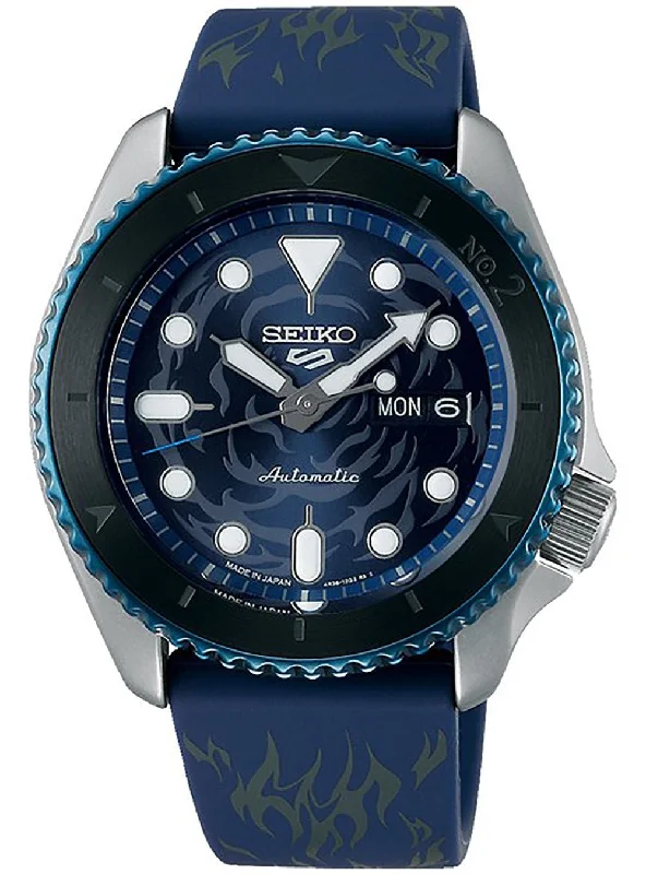 SEIKO 5 SPORTS ONE PIECE LIMITED EDITION SABO SBSA157 MADE IN JAPAN JDM