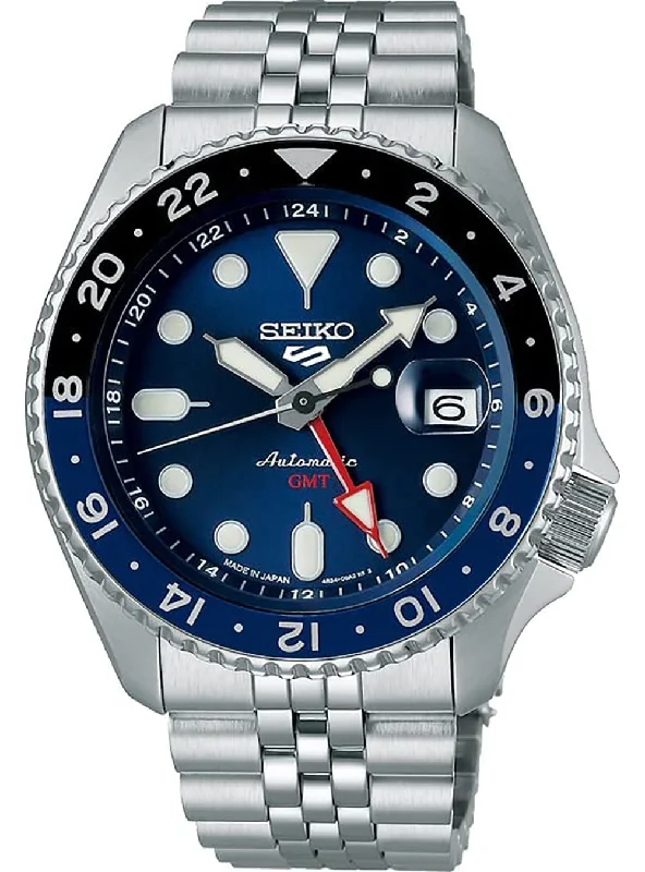 smartwatch with goal setting for fitness-SEIKO 5 SPORTS SKX SPORTS STYLE GMT SBSC003 MADE IN JAPAN JDM