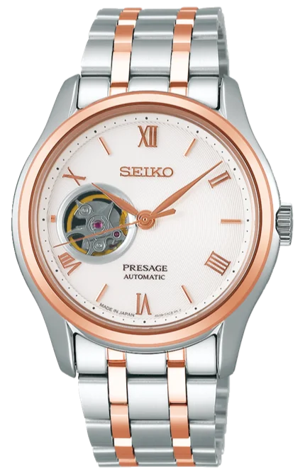 men’s stylish ceramic watch-Seiko Presage Japanese Garden Series Automatic SSA412 (SARY174)