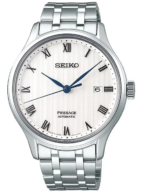 smartwatch with waterproof features-SEIKO PRESAGE BASIC LINE SARY097 MADE IN JAPAN JDM