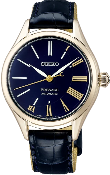 digital smartwatch for fitness tracking-Seiko Presage Craftsmanship Series Ladies Mechanical Automatic Blue Enamel Limited Edition SPB236 (SARX004)