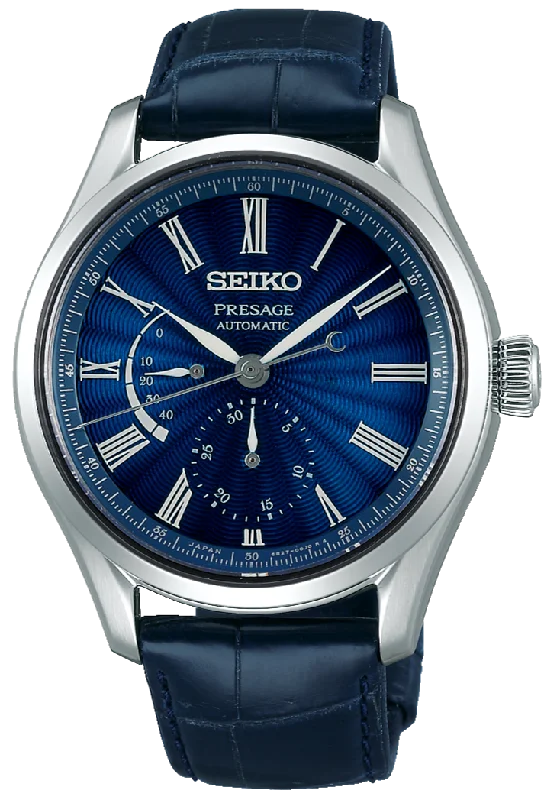 men’s ceramic bezel luxury watch-Seiko Presage Prestige Line Shippo Enamel Automatic Limited Edition SPB073 (SARW039)