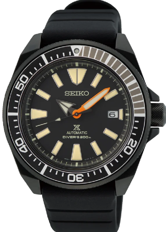 elegant Swiss quartz wristwatch-Seiko Prospex Automatic 200M Diver "Black-Series" Limited Edition Samurai SRPH11