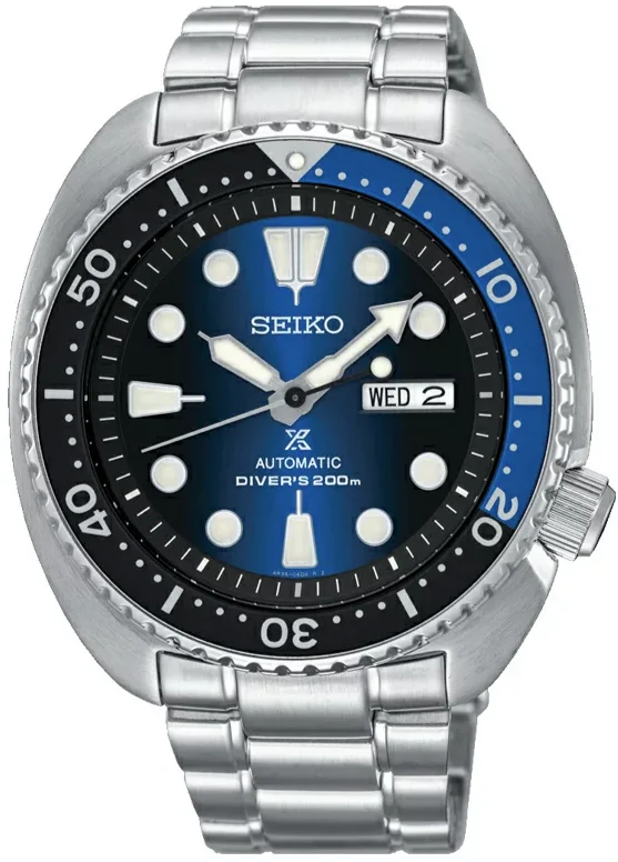 smartwatch with advanced workout tracking-Seiko Prospex Automatic 200M Scuba Diver Turtle Black & Blue SRPF15K1