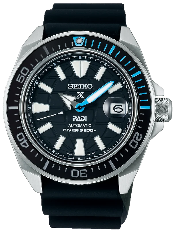 outdoor adventure smartwatch for hiking-Seiko Prospex x Padi Automatic 200M Diver King Samurai SRPG21 (SBDY095)