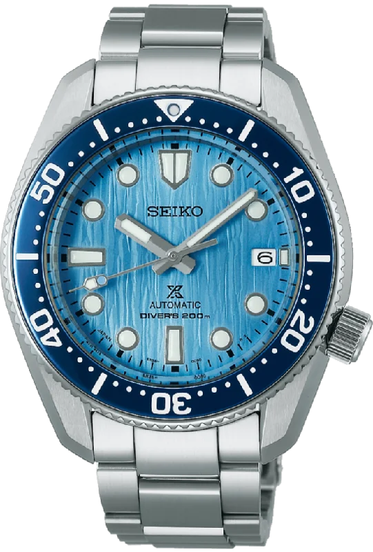 luxury sports wristwatch for men-Seiko Prospex 2022 Save The Ocean Special Edition 1968 Diver Modern Re-interpretation Automatic MM200 SPB299