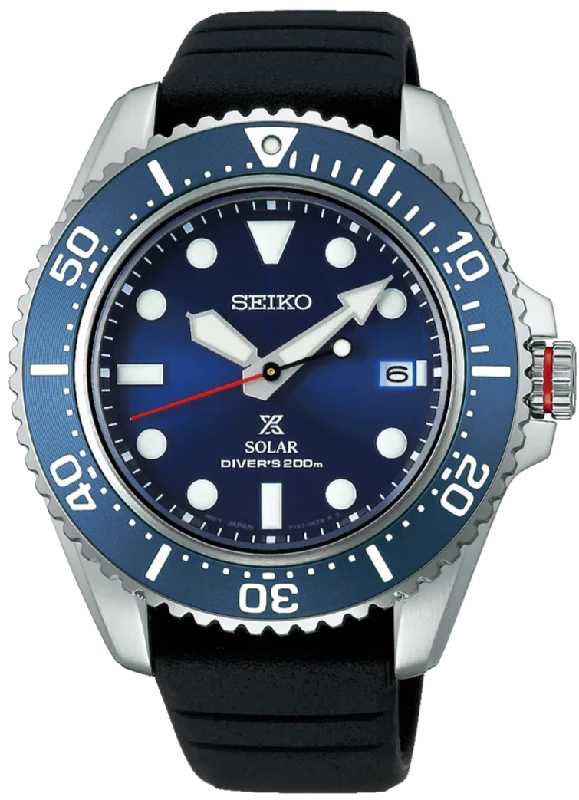 luxury digital watch for men-Seiko Prospex Solar 200M Diver Scuba SNE593 (SBDJ055)