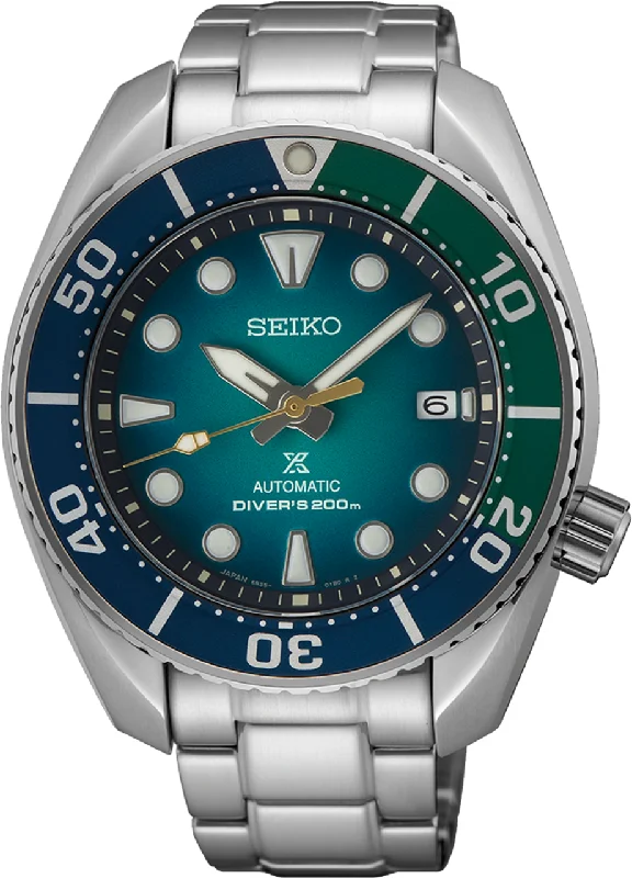 men’s sport wristwatch with GPS-Seiko Prospex Australasian Exclusive 2023 Limited Edition "Whitsundays" Automatic Diver Sumo SPB429