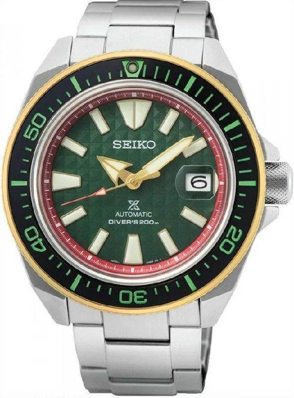 men’s stylish sport digital watch-Seiko Prospex Thailand 30th Anniversary Limited Edition "Yak Wat Chang" Automatic Diver King Samurai SRPH44K1