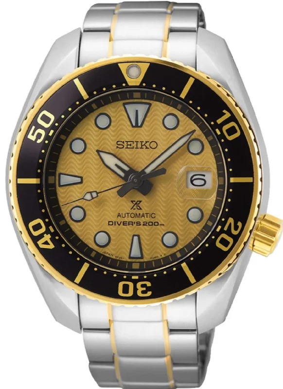 men’s stylish sport digital watch-Seiko Prospex Thailand Limited Edition Automatic Diver Sumo Zimbe No. 15 SPB194