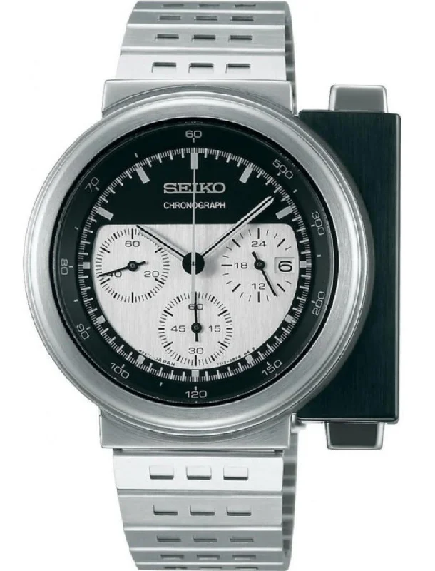 smartwatch with menstrual cycle tracking-Seiko X Giugiaro Design Spirit Smart Chronograph SCED039