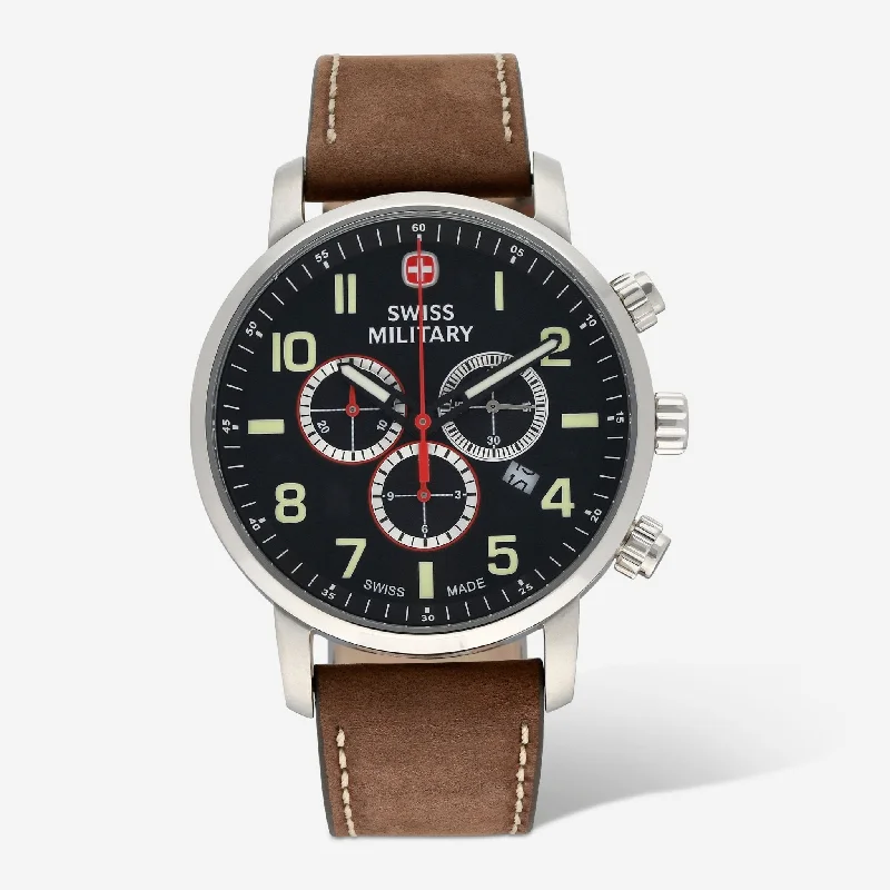 smartwatch with waterproof features-Swiss Military Attitude Chronograph Quartz Men's Watch 01.1543.303