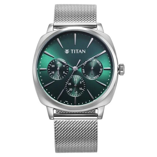 men’s stylish ceramic watch-Titan Classique Suave Quartz  Watch for Men 90189sm01