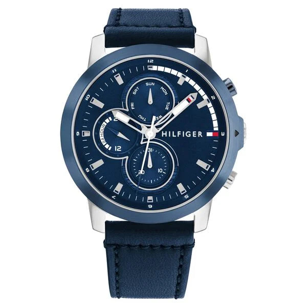 men’s luxury wristwatch with sapphire glass-Tommy Hilfiger Blue Dial Quartz Analog with Date Watch for Men th1792051